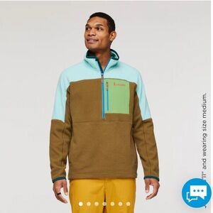 - NWT: COTOPAXI Men’s Abrazo Half-zip jacket